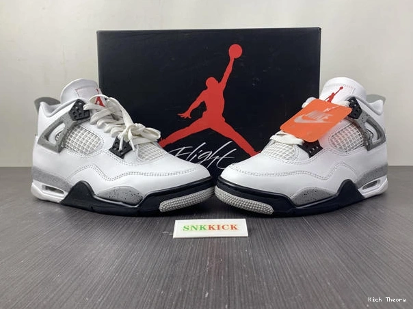 Kick Theory Jordan Retro 3885 4 Original 840606- White Cement 1014